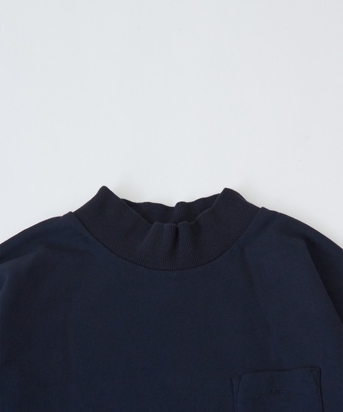 CUBE SUGAR（キューブシュガー）の「スウェット×チェック切替スタンドカラーワンピース（ワンピース・レディース・ブラック/ブラウン/ネイビー・M）」の18枚目の写真