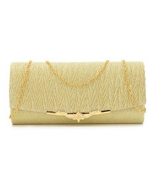 ユナイテッドアローズ　パーティーバッグ　クラッチバッグ　ピンクゴールド UNITED ARROWS ユナイテッドアローズ UPCB BEADED クラッチ