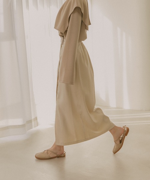 moi tytto（モイテュット）の「ベルト付きラップスカート（スカート・レディース・ブラウン/ベージュ/ナチュラル・FREE）」の14枚目の写真