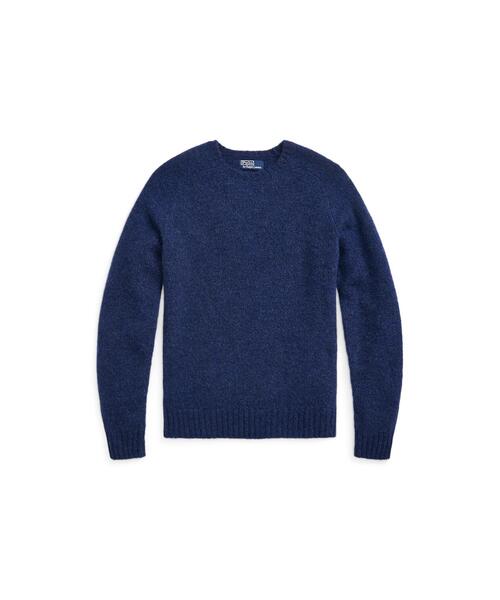 POLO RALPH LAUREN(ポロ ラルフ ローレン)の「スエードパッチ クルーネック セーター(ニット/セーター・メンズ・ネイビー系1・XS/M/S/L)」の6枚目の写真