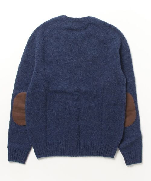 POLO RALPH LAUREN(ポロ ラルフ ローレン)の「スエードパッチ クルーネック セーター(ニット/セーター・メンズ・ネイビー系1・XS/M/S/L)」の5枚目の写真