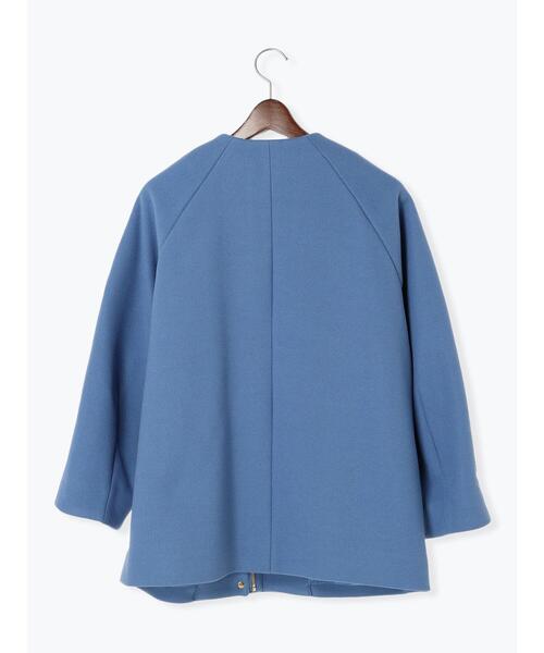 Te chichi（テチチ）の「ノーカラーミドルコート（その他アウター