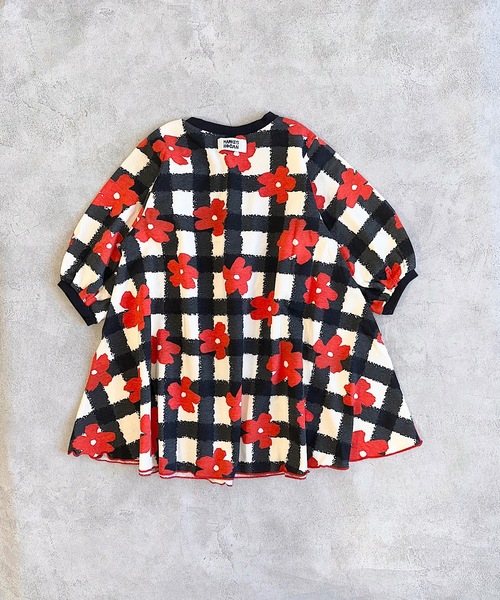 HOGAN RANCH WEAR（ホーガンランチウエア）の「ランタンロングスリーブワンピース（90～130cm）（ワンピース・キッズ・ブルー/ブラック・100/110/120/130/90）」の12枚目の写真