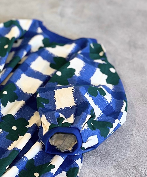 HOGAN RANCH WEAR（ホーガンランチウエア）の「ランタンロングスリーブワンピース（90～130cm）（ワンピース・キッズ・ブルー/ブラック・100/110/120/130/90）」の6枚目の写真