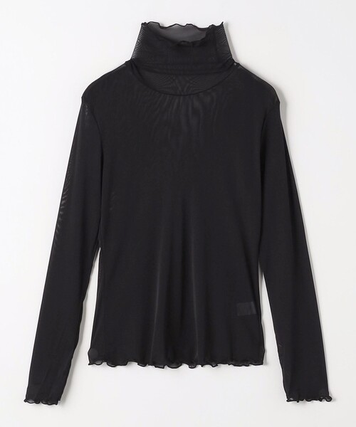 EMMEL REFINES(エメルリファインズ)の「<EMMEL REFINES>EM シアー タートル カットソー(Tシャツ/カットソー・レディース・ホワイト/ブラック/ライム/ダークグレー/シャーベット・FREE)」の22枚目の写真