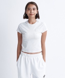 PLANET RING TEE/ロキシー90sライクシルエットクロップドレングスタイトカットソー
