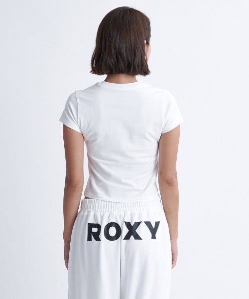 ROXY(ロキシー)の「PLANET RING TEE/ロキシー90sライクシルエットクロップドレングスタイトカットソー(Tシャツ/カットソー・レディース・グレー/ミント/ホワイト/ブラック・MEDIUM/SMALL/LARGE)」の6枚目の写真