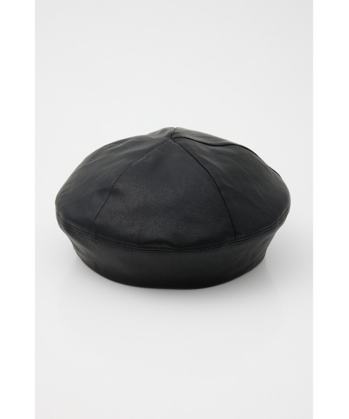 セール】フェイクレザーベレー（ハンチング/ベレー帽）｜rienda