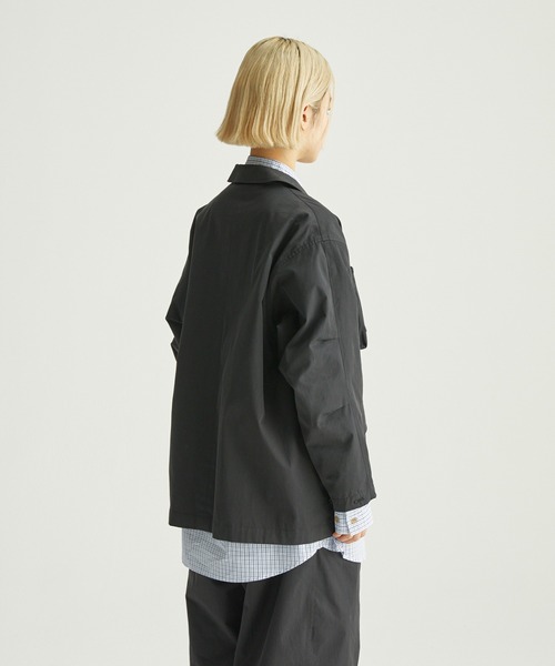 okSlow ダークグレー カジュアルジャケット ocosic】カジュアルオーバーテーラードジャケット（セットアップ対応