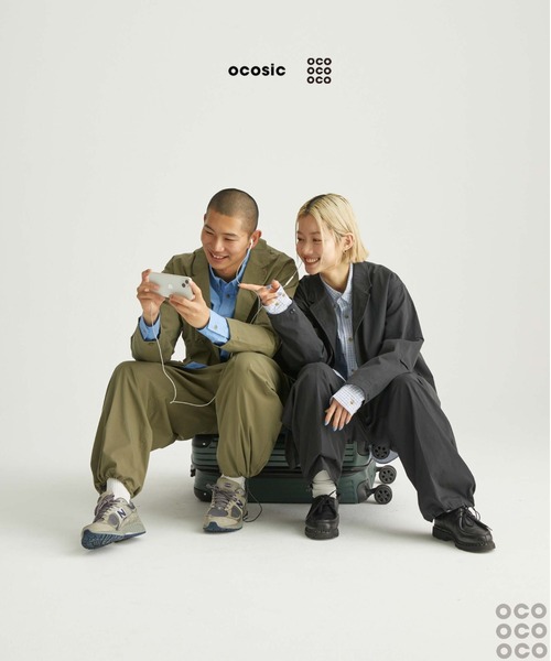 ocosic(オコジック)の「【ocosic】カジュアルオーバーテーラードジャケット(セットアップ対応)(テーラードジャケット・メンズ・ブラック/カーキ/ベージュ・L/M)」の4枚目の写真