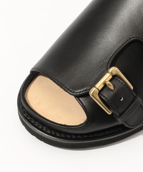 chausser(ショセ)の「【別注】plus by chausser ダブルモンクストラップサンダル(サンダル・レディース・ブラック・S/L/M)」の5枚目の写真