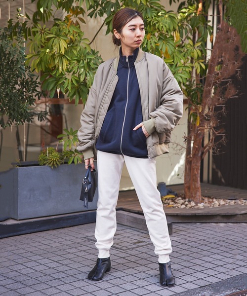 United Athle（ユナイテッドアスレ）の「【United Athle】10.0オンス スウェット フルジップ スタンド ジャケット 5245（スウェット・メンズ・ブラックミックス/ネイビー/ブラック・XL/XXL/L/M）」の5枚目の写真