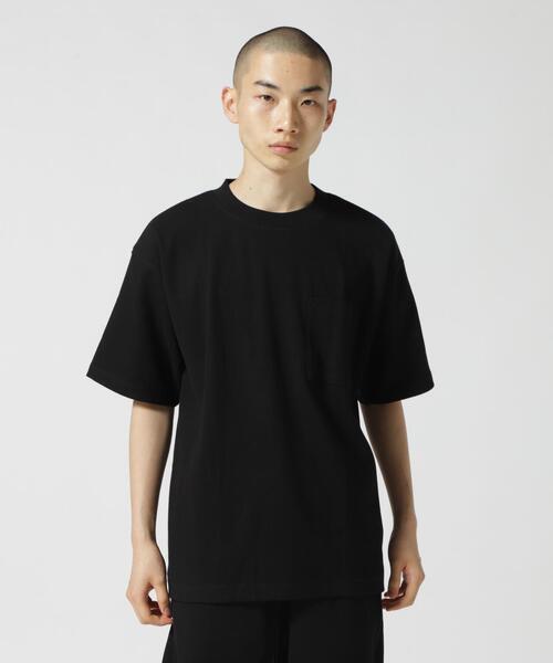 AVIREX（アヴィレックス）の「《DAILY/デイリー》RIB LOOSE FIT T-SHIRT / リブ ルーズフィット 半袖 Tシャツ / AVIREX / アヴィレックス（Tシャツ/カットソー・メンズ・ブラック/チャコールグレー/グレー/ホワイト・L/M/XL）」の7枚目の写真