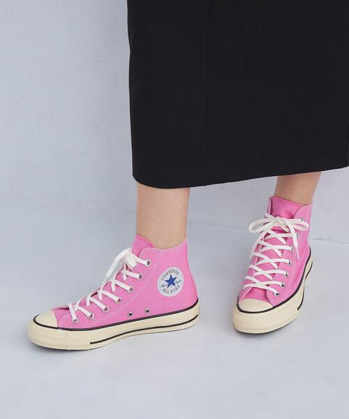 CONVERSE（コンバース）の「＜CONVERSE＞オールスター US エイジドカラーズ ＨＩ/ ハイカット スニーカー（スニーカー・レディース・ネイビー/ピンク・4(23)/4.5(23.5)/3.5(22.5)/5.5(24.5)/5(24)/6.5(25)）」の4枚目の写真