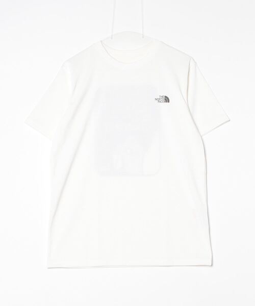 THE NORTH FACE（ザノースフェイス）の「THE NORTH FACE/ザ・ノース・フェイス S/S CLIMB ART TEE/ショートスリーブクライムアートティー 半袖Tee ストレッチ UVケア NT32486（Tシャツ/カットソー・メンズ・オフホワイト/コバルトブルー/ブラック・L/M/XL）」の4枚目の写真