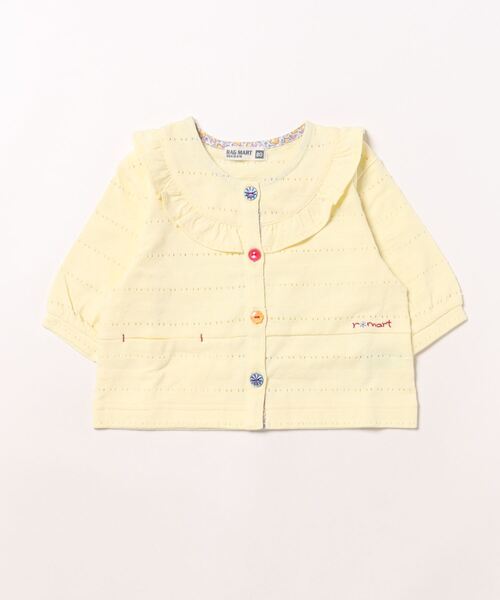 RAGMART（ラグマート）の「カーディガン 七分袖（カーディガン/ボレロ・キッズ・グリーン/クリーム/オフホワイト・80ｃｍ/90cm/95cm）」の15枚目の写真