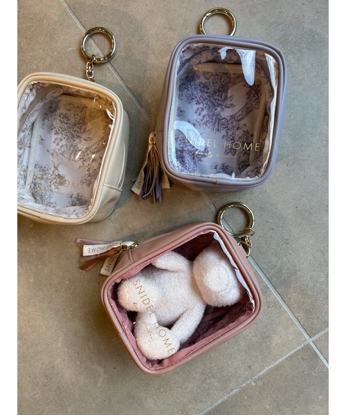 SNIDEL HOME スナイデルホーム 【WEB限定】ぬいぐるみポーチ SNIDEL HOME ポーチ 「WEB限定」ぬいぐるみポーチ レディース