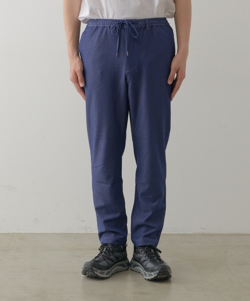 CIAOPANIC TYPY（チャオパニックティピー）の「《S~XLサイズの幅広いサイズ展開》デニムライクストレッチイージーパンツ（デニムパンツ・メンズ・ベージュ/ネイビー/チャコールグレー・SMALL/MEDIUM/LARGE/X-LARGE）」の5枚目の写真