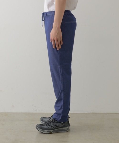 CIAOPANIC TYPY（チャオパニックティピー）の「《S~XLサイズの幅広いサイズ展開》デニムライクストレッチイージーパンツ（デニムパンツ・メンズ・ベージュ/ネイビー/チャコールグレー・SMALL/MEDIUM/LARGE/X-LARGE）」の6枚目の写真