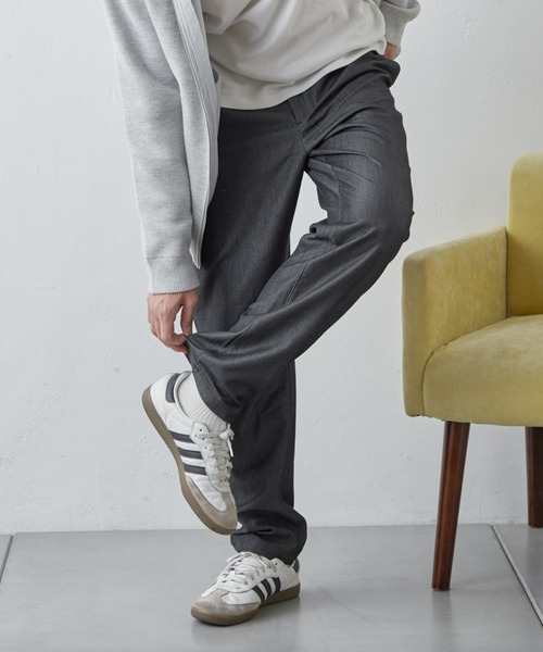 CIAOPANIC TYPY（チャオパニックティピー）の「《S~XLサイズの幅広いサイズ展開》デニムライクストレッチイージーパンツ（デニムパンツ・メンズ・ベージュ/ネイビー/チャコールグレー・SMALL/MEDIUM/LARGE/X-LARGE）」の12枚目の写真