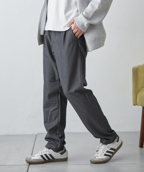 CIAOPANIC TYPY（チャオパニックティピー）の「《S~XLサイズの幅広いサイズ展開》デニムライクストレッチイージーパンツ（デニムパンツ・メンズ・ベージュ/ネイビー/チャコールグレー・SMALL/MEDIUM/LARGE/X-LARGE）」の10枚目の写真