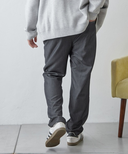 CIAOPANIC TYPY（チャオパニックティピー）の「《S~XLサイズの幅広いサイズ展開》デニムライクストレッチイージーパンツ（デニムパンツ・メンズ・ベージュ/ネイビー/チャコールグレー・SMALL/MEDIUM/LARGE/X-LARGE）」の14枚目の写真