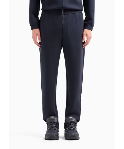 EMPORIO ARMANI（エンポリオアルマーニ）の「【エンポリオ アルマーニ】トラベルエッセンシャル ジョガーパンツ ダブルジャージー（その他パンツ・メンズ・ネイビー・SMALL/MEDIUM/LARGE）」の6枚目の写真
