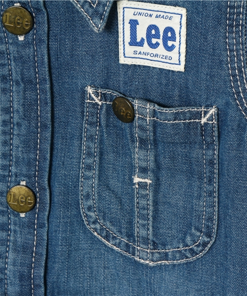 Lee（リー）の「【Lee×CIAOPANIC TYPY】KIDS リー別注デニムワンピース（ワンピース・キッズ・ダークブルー/ブルー・110/120/100/130）」の10枚目の写真