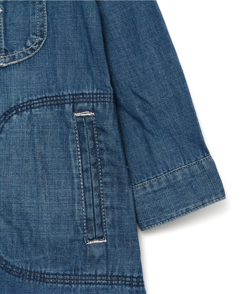 Lee（リー）の「【Lee×CIAOPANIC TYPY】KIDS リー別注デニムワンピース（ワンピース・キッズ・ダークブルー/ブルー・110/120/100/130）」の3枚目の写真