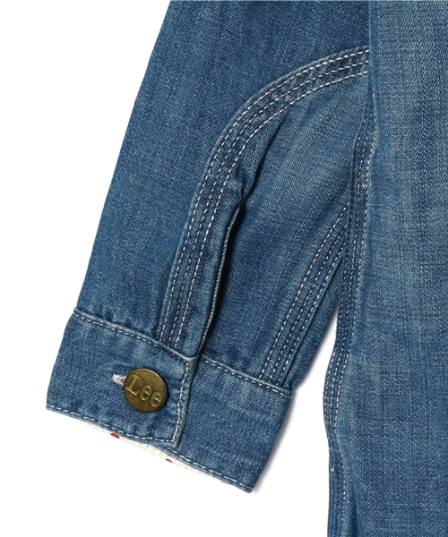 Lee（リー）の「【Lee×CIAOPANIC TYPY】KIDS リー別注デニムワンピース（ワンピース・キッズ・ダークブルー/ブルー・110/120/100/130）」の4枚目の写真