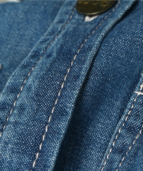 Lee（リー）の「【Lee×CIAOPANIC TYPY】KIDS リー別注デニムワンピース（ワンピース・キッズ・ダークブルー/ブルー・110/120/100/130）」の6枚目の写真