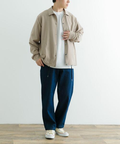 ITEMS URBANRESEARCH（アイテムズ アーバンリサーチ）の「『セットアップ対応』ウォッシャブル×クールタッチ TRコーチジャケット（ブルゾン・メンズ・ブラック/グレー/チェック/ベージュ・MEDIUM/LARGE）」の21枚目の写真