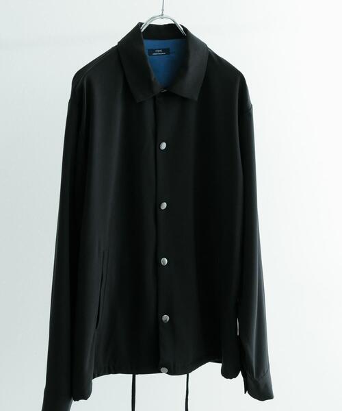 ITEMS URBANRESEARCH（アイテムズ アーバンリサーチ）の「『セットアップ対応』ウォッシャブル×クールタッチ TRコーチジャケット（ブルゾン・メンズ・ブラック/グレー/チェック/ベージュ・MEDIUM/LARGE）」の11枚目の写真