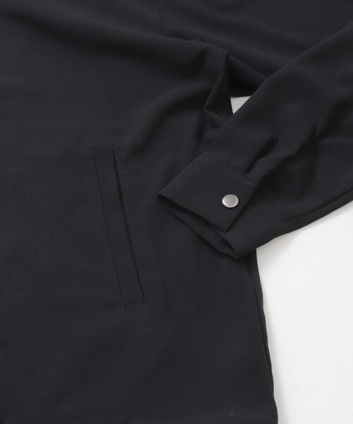 ITEMS URBANRESEARCH（アイテムズ アーバンリサーチ）の「『セットアップ対応』ウォッシャブル×クールタッチ TRコーチジャケット（ブルゾン・メンズ・ブラック/グレー/チェック/ベージュ・MEDIUM/LARGE）」の13枚目の写真