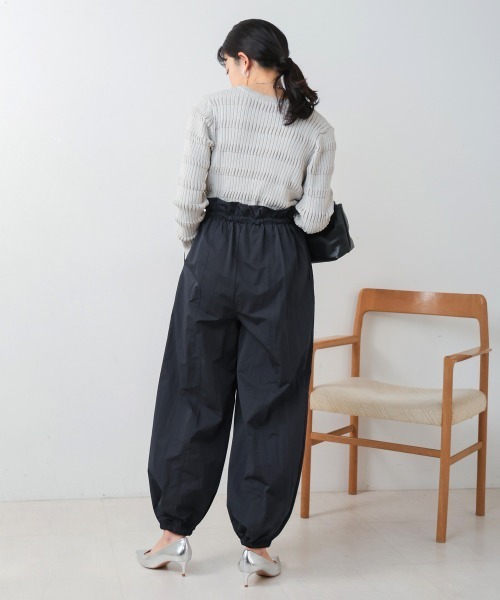 Bou Jeloud(ブージュルード)の「ハイデンクロスペグパンツ(その他パンツ・レディース・ネイビー/ベージュ・38)」の15枚目の写真