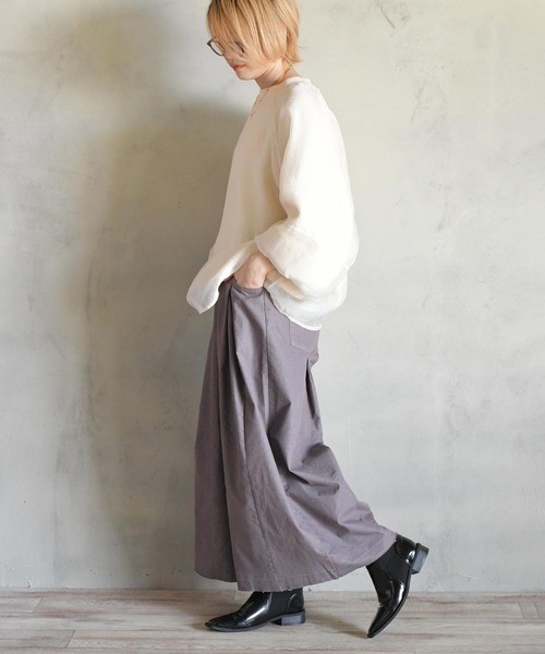 BITTOKO(ビットコ)の「ホワイトハギデニムパンツ(デニムパンツ・レディース・ホワイト/グレー・SMALL/MEDIUM)」の9枚目の写真