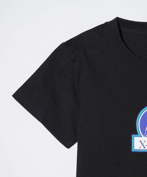 X-girl（エックスガール）の「FRAMED FACE S/S BABY TEE（Tシャツ/カットソー・レディース・ブラック/ホワイト/ピンク・S/M）」の15枚目の写真