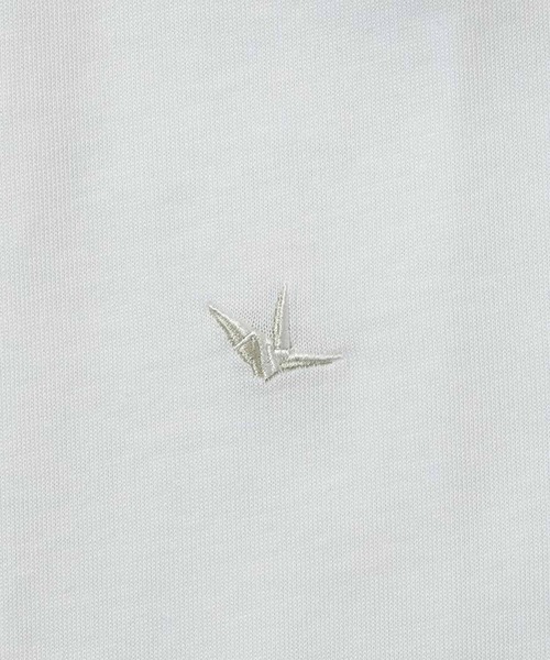 1PIU1UGUALE3 RELAX (ウノピゥウノウグァーレトレ リラックス)の「1PIU1UGUALE3 RELAX(ウノピゥウノウグァーレトレ リラックス)ラインストーンサイドロゴ半袖Tシャツ(Tシャツ/カットソー・メンズ・ホワイト/ブラック・S/M/L/XL/XXL)」の16枚目の写真