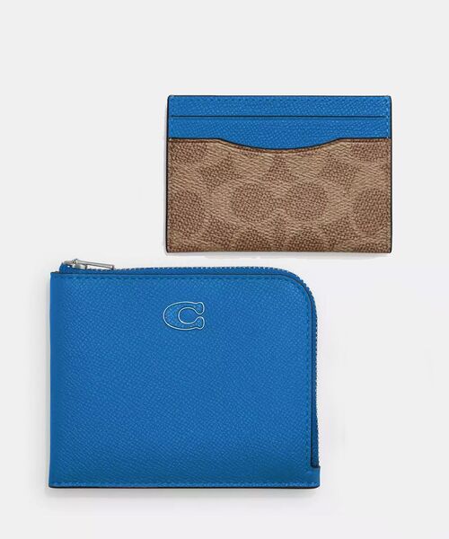 ■ COACH コーチ3-IN-1 Lジップウォレット シグネチャー キャンバス □ COACH コーチ3-IN-1 Lジップウォレット シグネチャー キャンバス