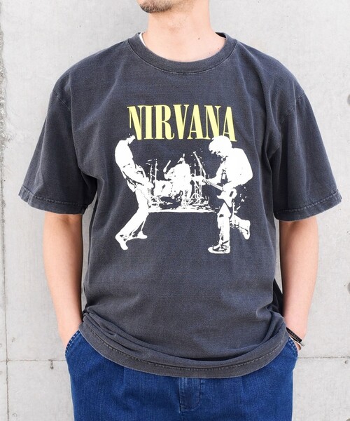 SHIPS any（シップス エニィ）の「GOOD ROCK SPEED: ミュージック グラフィック プリント バンド Tシャツ◇（Tシャツ/カットソー・メンズ・ホワイト/オフホワイト/ブラック/グレー/ダークグレー/ホワイト系その他/チャコールグレー/グレー系その他・MEDIUM/LARGE/X-LARGE）」の4枚目の写真