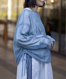 LEPSIM | 【産前・産後対応】マタニティ/メッシュドロストプルオーバー 109203(マタニティウェア/グッズ)