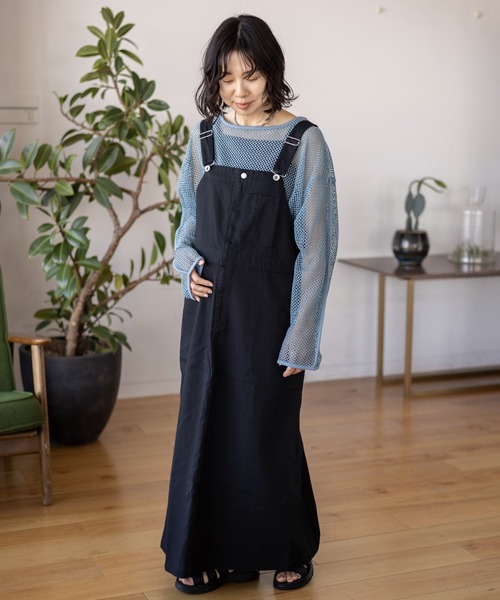 LEPSIM（レプシィム）の「【産前・産後対応】マタニティ／メッシュドロストプルオーバー　109203（マタニティウェア/グッズ・レディース・ブルー/ブラック/アイボリー・FREE）」の20枚目の写真