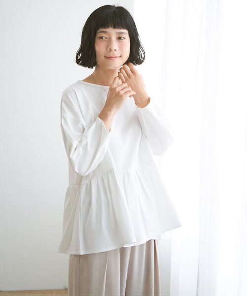 LBC（エルビーシー）の「ペプラムトップス（Tシャツ/カットソー