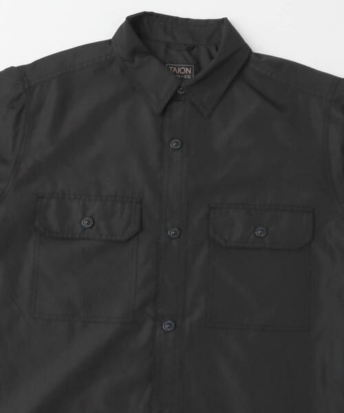 TAION(タイオン)の「TAION Military Half Sleeve Shirts(シャツ/ブラウス・メンズ・グリーン系その他/ホワイト系その他/ブラック/オリーブ/ライトブラウン・MEDIUM/LARGE)」の14枚目の写真
