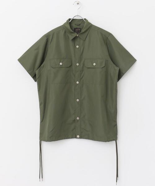 TAION(タイオン)の「TAION Military Half Sleeve Shirts(シャツ/ブラウス・メンズ・グリーン系その他/ホワイト系その他/ブラック/オリーブ/ライトブラウン・MEDIUM/LARGE)」の15枚目の写真