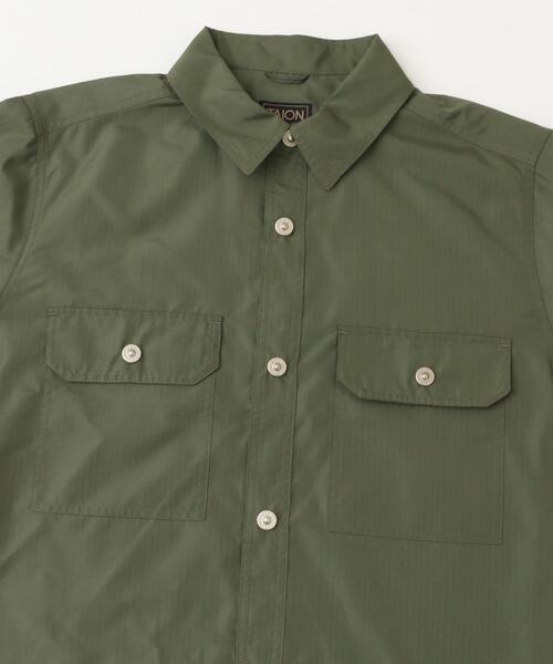 TAION(タイオン)の「TAION Military Half Sleeve Shirts(シャツ/ブラウス・メンズ・グリーン系その他/ホワイト系その他/ブラック/オリーブ/ライトブラウン・MEDIUM/LARGE)」の16枚目の写真