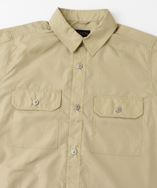 TAION(タイオン)の「TAION Military Half Sleeve Shirts(シャツ/ブラウス・メンズ・グリーン系その他/ホワイト系その他/ブラック/オリーブ/ライトブラウン・MEDIUM/LARGE)」の19枚目の写真