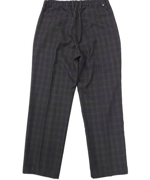 COMME CA COMMUNE(コムサコミューン)の「チェック柄 ワンタック ワイドパンツ(スラックス・メンズ・チャコール・LARGE/MEDIUM/SMALL)」の19枚目の写真