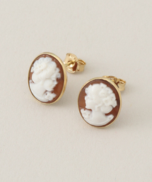 【ANTONINO DE SIMONE】Pair Cameo ピアス