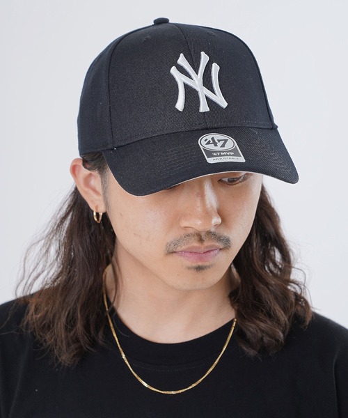 '47(フォーティーセブン)の「47 Yankees 47 MVP MVP17WBV(キャップ・メンズ・チャコール/ブラック/ホワイト/ベージュ/ネイビー/グレー/バーガンディー・ONE SIZE)」の15枚目の写真
